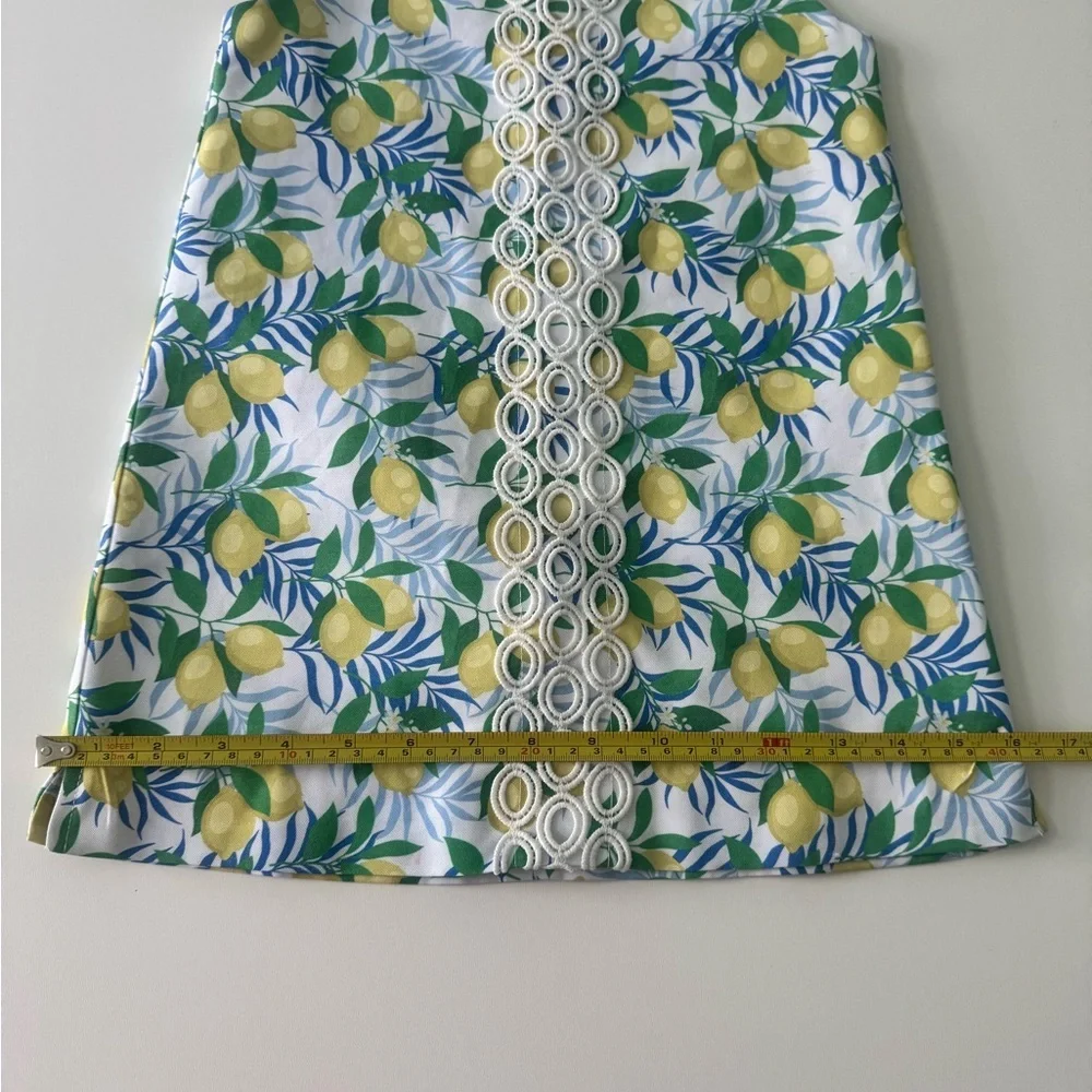 Girls Lemon Print Sleeveless Dress Perfect for a European or Coastal Vacay